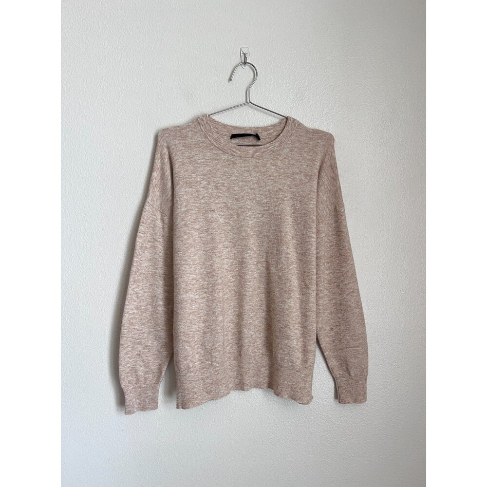 Jenni Kayne Marina Pullover Sweater in Oatmeal Heather Size XS